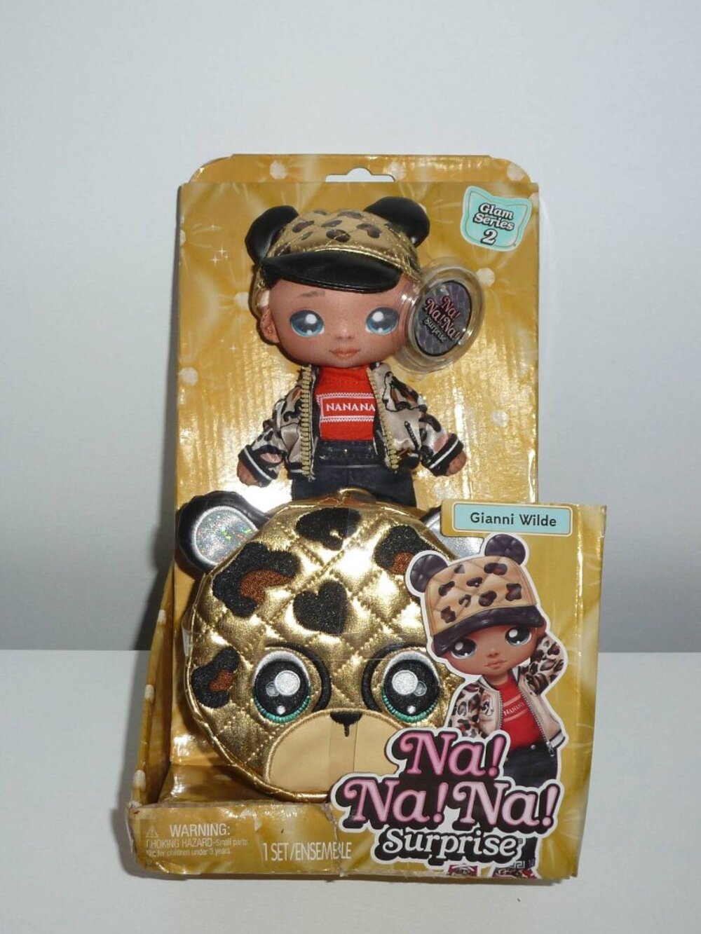 Na Na Na Surprise Gianni Wilde Glam Series 2 - Doll & Purse - NIB